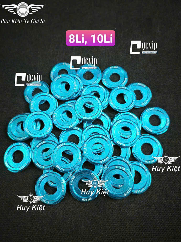 Lông Đền KITACO Nhôm (XANH, ĐỎ) 6Li Lốc Máy, 6Li Dàn Áo, 8Li, 10Li (Giá 1 Con) MS9920