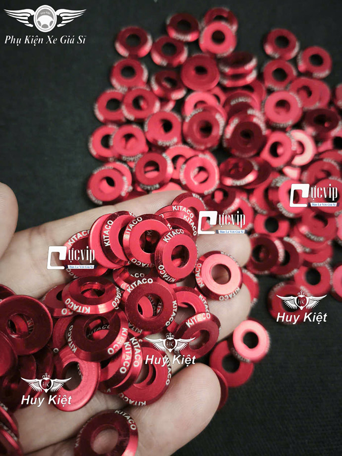 Lông Đền KITACO Nhôm (XANH, ĐỎ) 6Li Lốc Máy, 6Li Dàn Áo, 8Li, 10Li (Giá 1 Con) MS9920