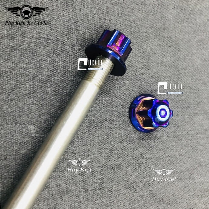 Combo Cốt Trục Bánh Xe Trước Sau Kèm Tán Salaya Titan Và Cốt Phuộc Kèm Tán Salaya Titan Cho Exciter 150 MS3393