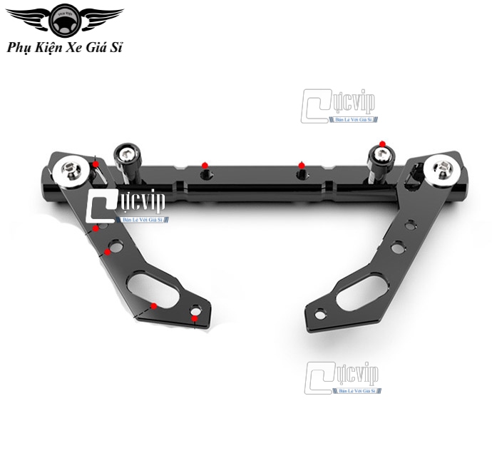 Thanh Ngang Ghi Đông Nhôm CNC K2 Gắn Mọi Xe MS1799