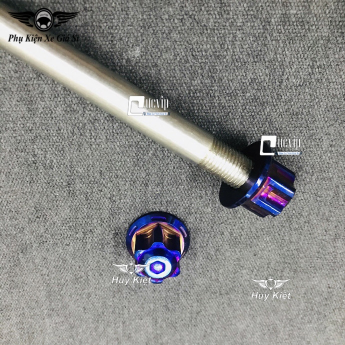 Combo Cốt Trục Bánh Xe Trước Sau Kèm Tán Salaya Titan Và Cốt Phuộc Kèm Tán Salaya Titan Cho Exciter 150 MS3393