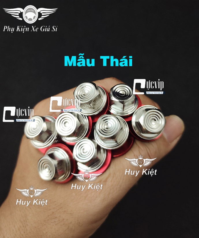 ỐC SALAYA 8LY, 10LY (THÁI) INOX 304 TẶNG KÈM LÔNG ĐỀN NHÔM ĐỎ, CHIỀU DÀI ĐẦY ĐỦ CÁC SIZE (GIÁ SỈ 1 ỐC)