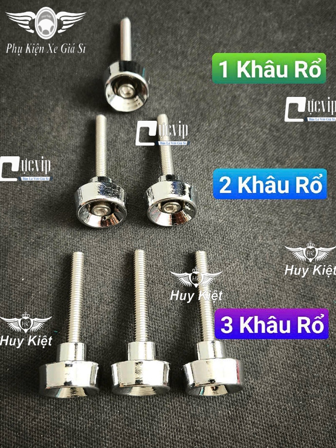 [Tặng Ốc Inox 304] Khâu Gắn Rổ (Nhôm Xi Niken) Sáng Bóng Gắn Dream, Future I II Neo X, Future Led, Wave Nhỏ A S RS RSX ZX Blade MS6676