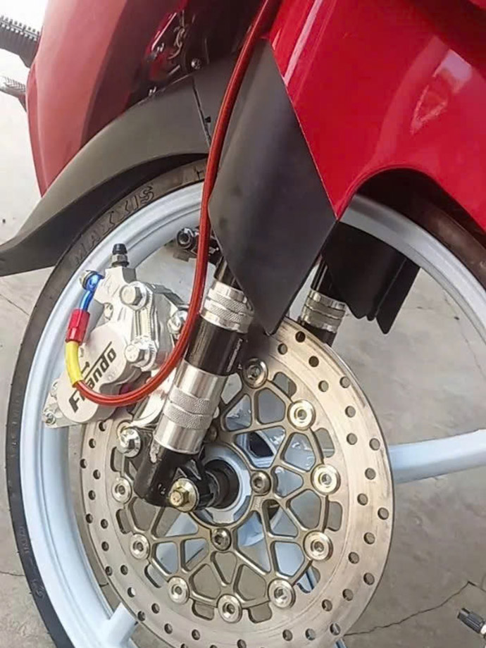 [Đầu Nhôm CNC] Dây Dầu Thắng Đĩa Trước Sau Morin Thái, Gắn Tất Cả Các Dòng Xe Honda, Yamaha, Suzuki, SYM, Kawasaki MS6705