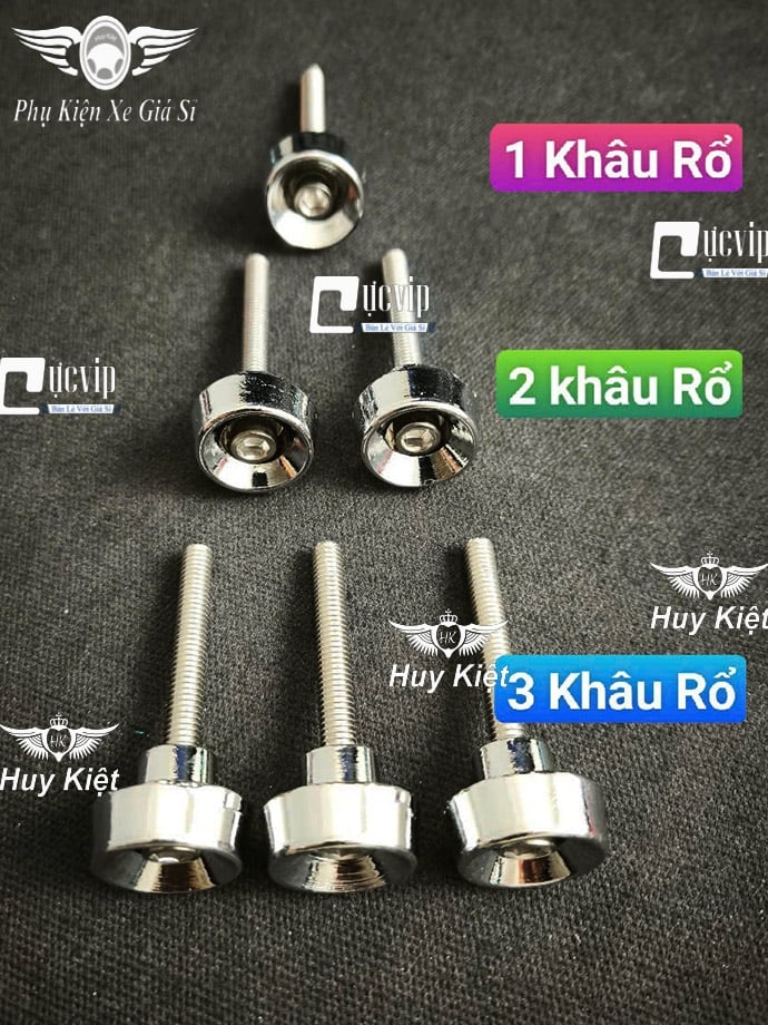 [Tặng Ốc Inox 304] Khâu Gắn Rổ (Nhôm Xi Niken) Sáng Bóng Gắn Dream, Future I II Neo X, Future Led, Wave Nhỏ A S RS RSX ZX Blade MS6676