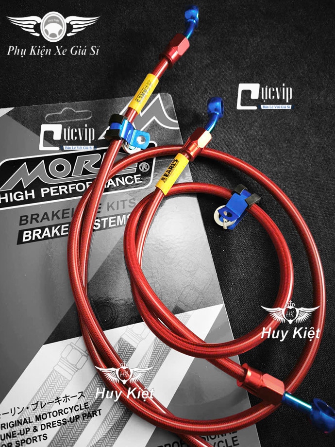 [Đầu Nhôm CNC] Dây Dầu Thắng Đĩa Trước Sau Morin Thái, Gắn Tất Cả Các Dòng Xe Honda, Yamaha, Suzuki, SYM, Kawasaki MS6705