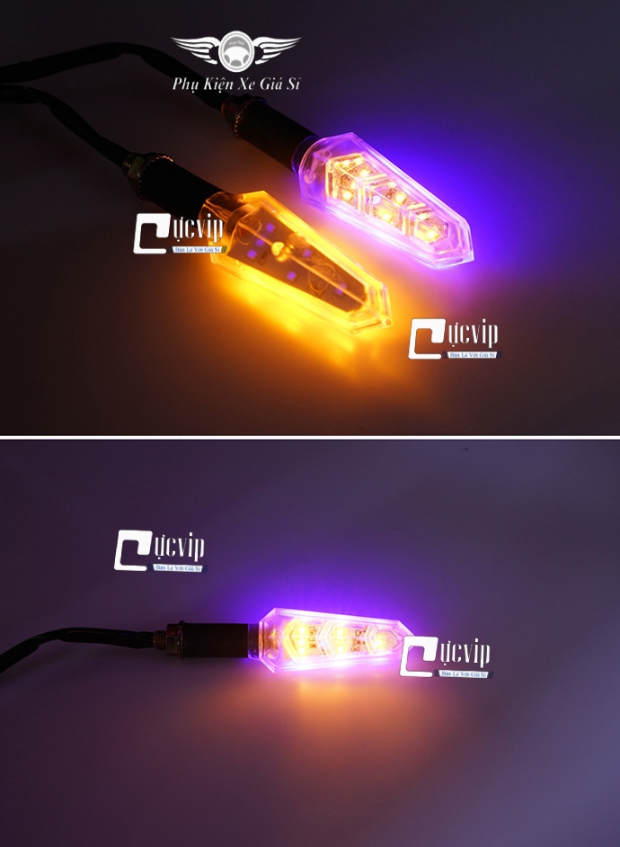 Cặp Xi Nhan Độ Winner X, Vario 2018-2020, Exciter 150, MSX Led Trong Suốt MS3147