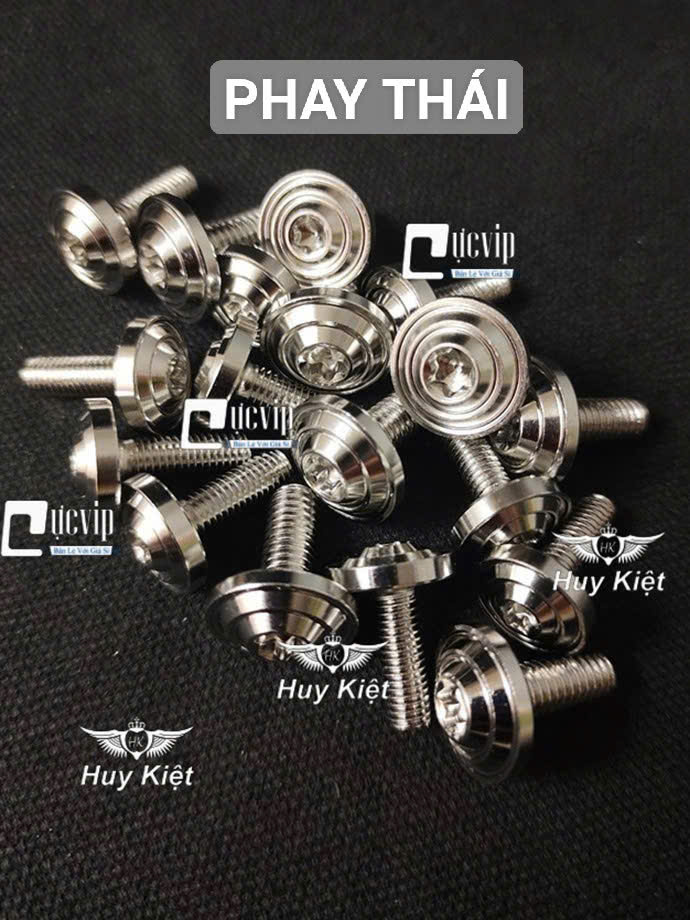 [FULL BỘ] FULL Ốc Dàn Áo SALAYA PHAY THÁI, SAO NHỌN [INOX 304] Gắn Nhiều Dòng Xe AB Vario Ex Win Wave Dr Si Fu... MS9939