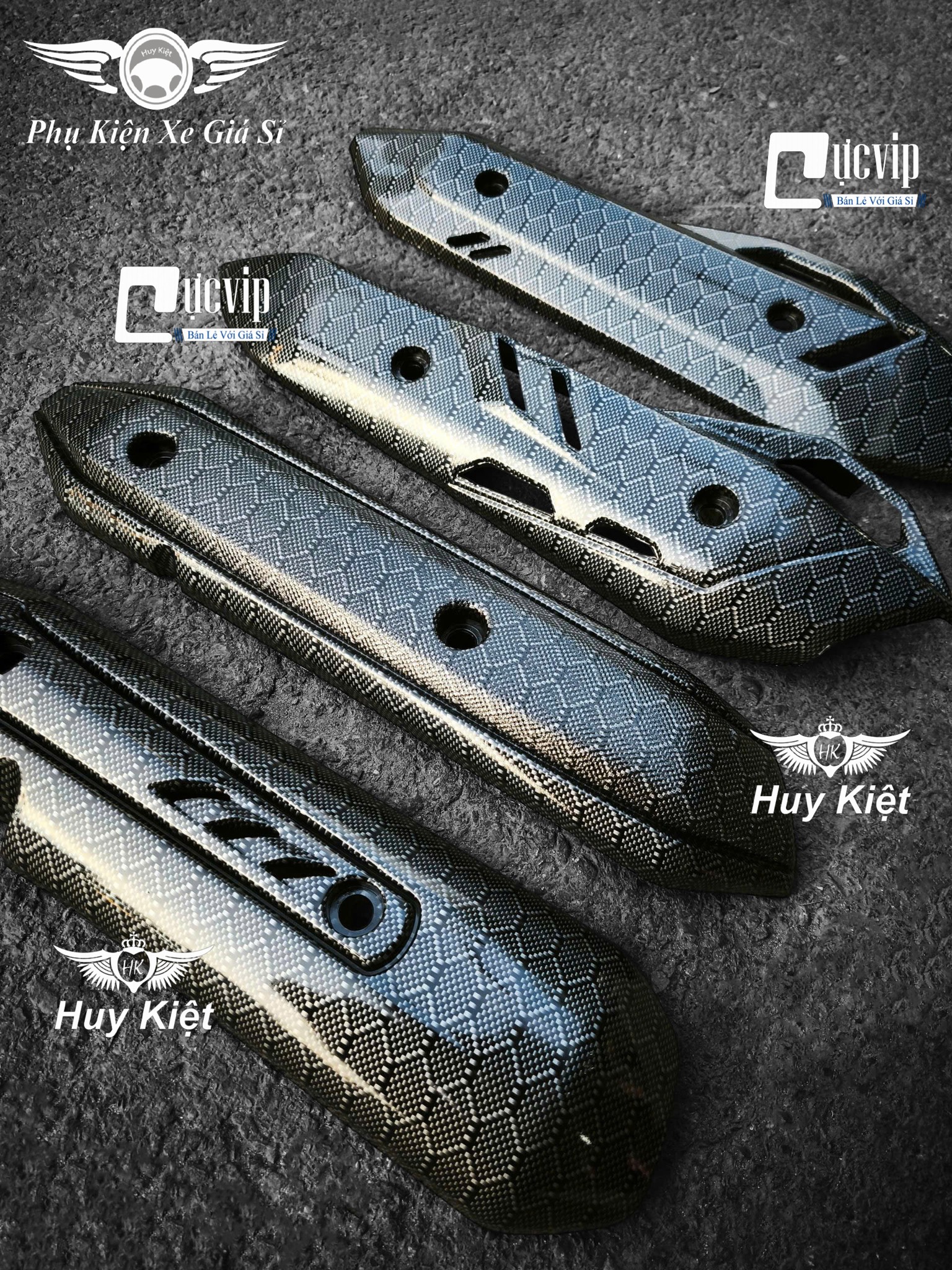 Ốp Che Pô AB 2008 - 2025 [CARBON] Lục Giác, AB 2008 - 2010, AB 2011 - 2012, AB 2013 - 2021, AB 2023 - 2025 MS6720