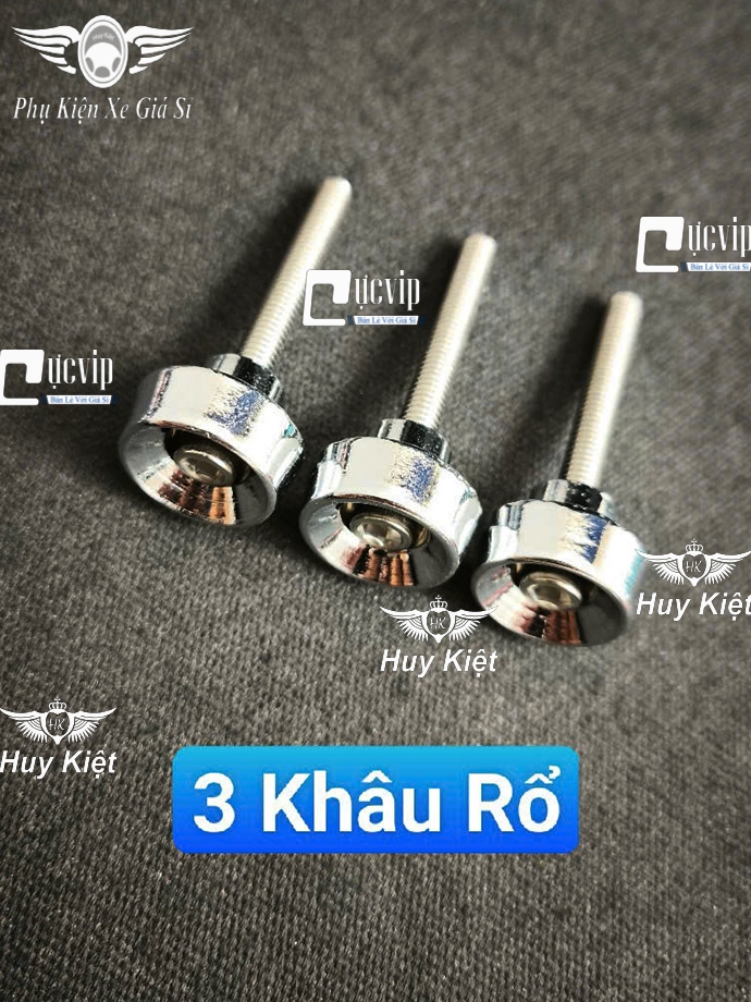 [Tặng Ốc Inox 304] Khâu Gắn Rổ (Nhôm Xi Niken) Sáng Bóng Gắn Dream, Future I II Neo X, Future Led, Wave Nhỏ A S RS RSX ZX Blade MS6676