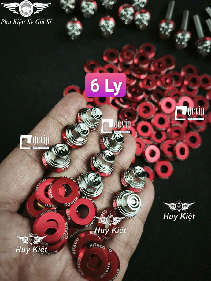 [Tặng LĐ Kitaco] Ốc Salaya Thái Trụ [Inox 304] 6Ly 8Ly 10Ly (Giá 1 Con) MS9925