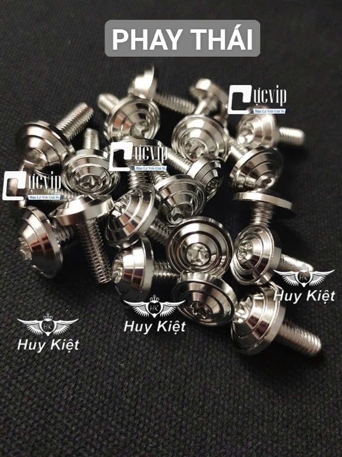 [FULL BỘ] FULL Ốc Dàn Áo SALAYA PHAY THÁI, SAO NHỌN [INOX 304] Gắn Nhiều Dòng Xe MS9941