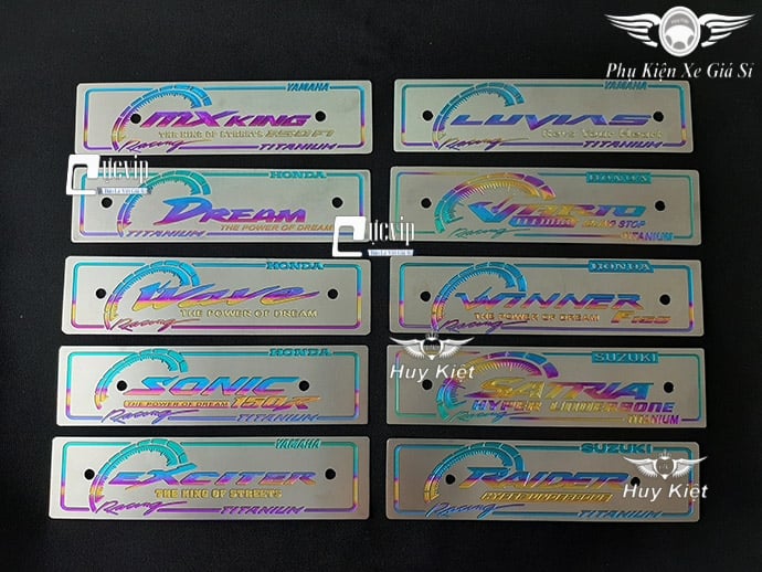 Bảng Tên Titan Vario, Raider, Satria, Sonic, Sirius, Winner, Exciter,Wave, Dream, MX King, Luvias MS3501