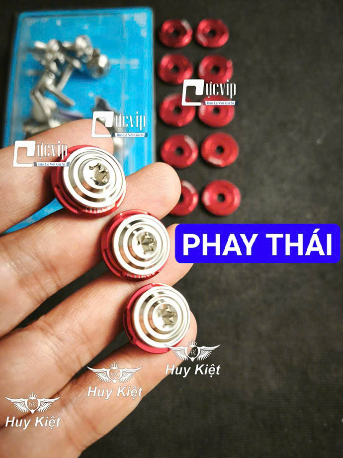 [Tặng 10 LĐ KITACO Đỏ] FULL Bộ Ốc Dàn Áo SALAYA [INOX 304] Vario AB Wave Dr Si Fu Ex Win Vision Jupiter Sonic Raider Satria Mio MS9943