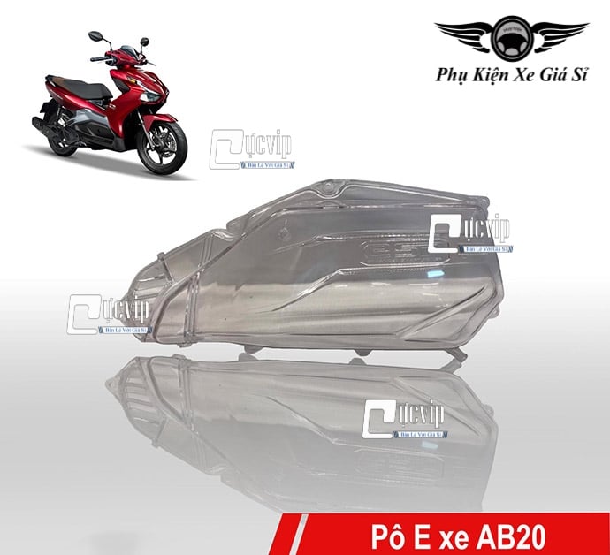 Ốp Pô E Trong Suốt AirBlade 2021 (2016 - 2020), Vario 2015 - 2017, Vario 2018 - 2021 (125cc), PCX 2014 - 2017, Sh Mode 2013 - 2019 MS1872