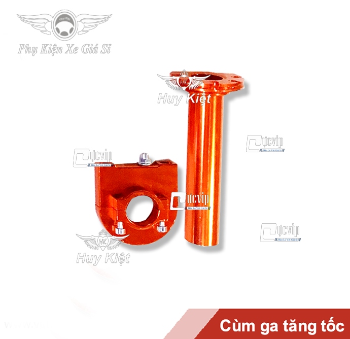 Cùm Ga Tăng Tốc Nhôm CNC Gắn Mọi Loại Xe MS2571