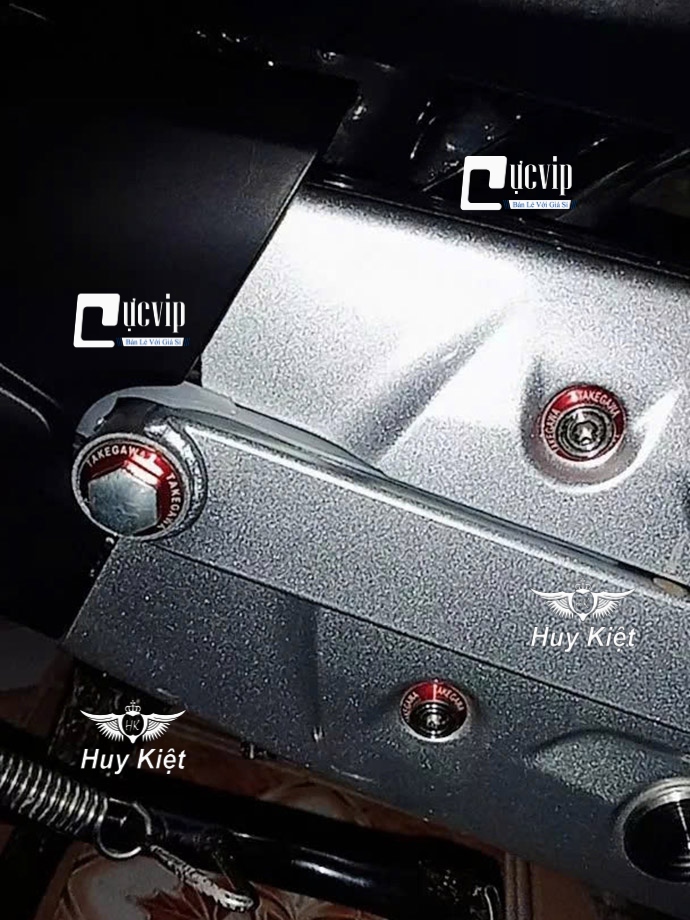 Lông Đền TAKEGAWA Nhôm CNC (XANH, ĐỎ) 6Li Lốc Máy, 6Li Dàn Áo, 8Li, 10Li, 4Li Trơn (Giá 1 Con) MS9947