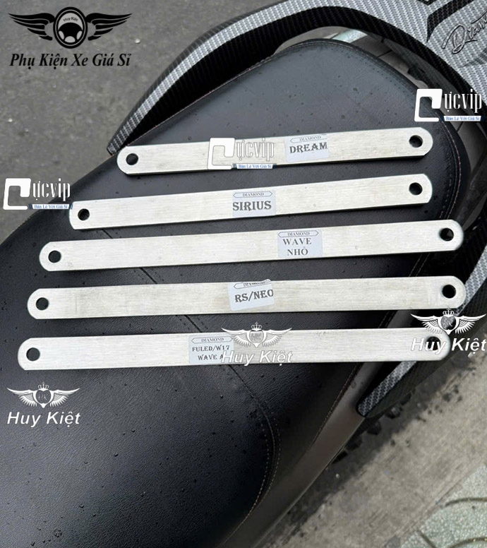 Pát Giữ Má Đùm [Inox 304] Form Zin (Loại Dày) Wave Nhỏ/ZX, Dream, Sirus, Exciter 2010, Future Neo/ Wave RS, Future Led/ Wave A 2017- 2025 110cc MS6663
