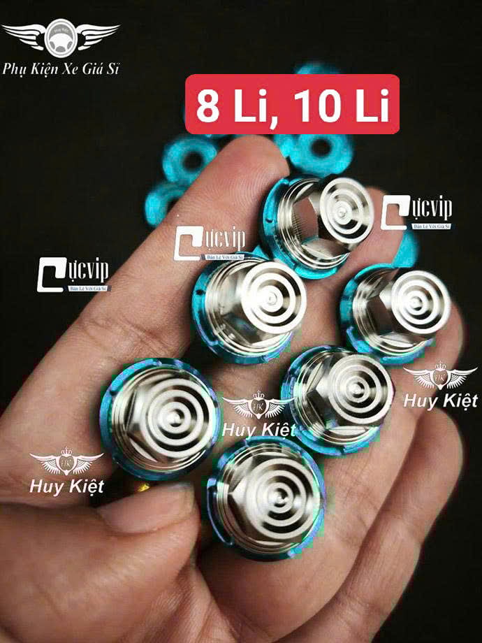 [Nhôm CNC] Lông Đền KITACO (XANH) 6Li Lốc Máy, 6Li Dàn Áo, 8Li, 10Li, 4Li Trơn (Giá 1 Con) MS9951