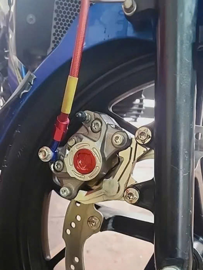 [Đầu Nhôm CNC] Dây Dầu Thắng Đĩa Trước Sau Morin Thái, Gắn Tất Cả Các Dòng Xe Honda, Yamaha, Suzuki, SYM, Kawasaki MS6705