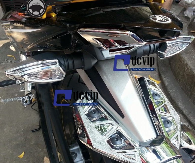 Ốp Xi Nhan Sau Exciter 150 (2015 - 2020) Xi Inox, Mạ Crom MS2590