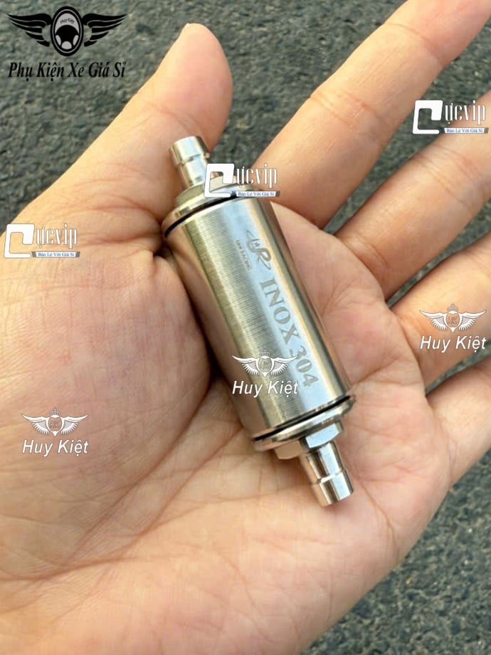 Lọc Xăng Inox 304 Gắn Wave, Dream, Cub, Future MS6666