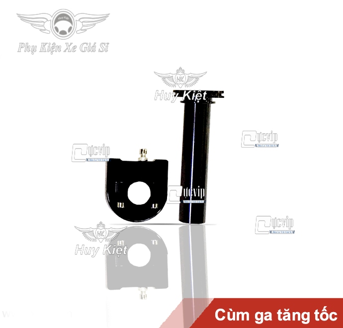 Cùm Ga Tăng Tốc Nhôm CNC Gắn Mọi Loại Xe MS2571