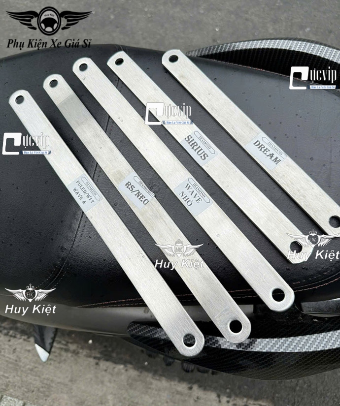 Pát Giữ Má Đùm [Inox 304] Form Zin (Loại Dày) Wave Nhỏ/ZX, Dream, Sirus, Exciter 2010, Future Neo/ Wave RS, Future Led/ Wave A 2017- 2025 110cc MS6663