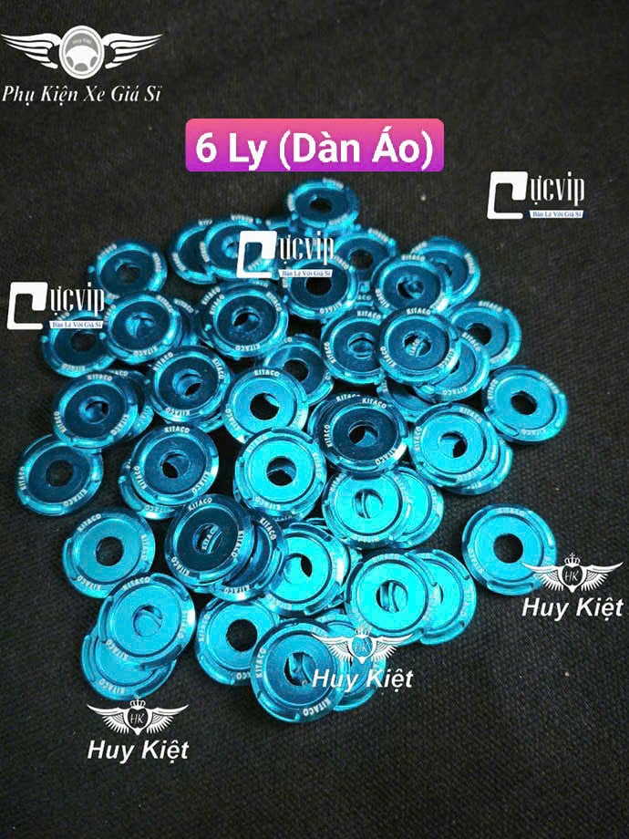 Lông Đền KITACO Nhôm (XANH, ĐỎ) 6Li Lốc Máy, 6Li Dàn Áo, 8Li, 10Li (Giá 1 Con) MS9920