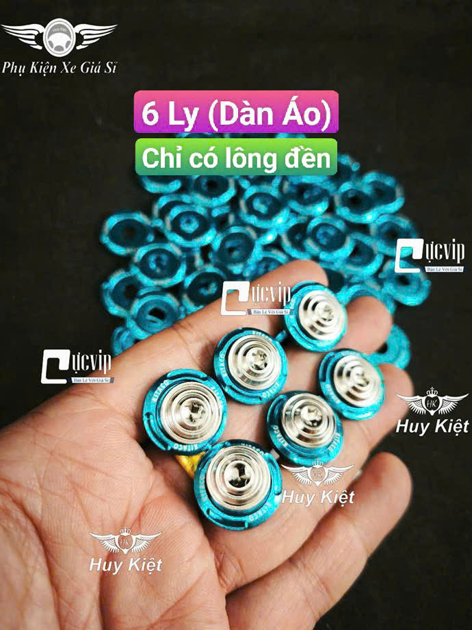 Lông Đền KITACO Nhôm (XANH, ĐỎ) 6Li Lốc Máy, 6Li Dàn Áo, 8Li, 10Li (Giá 1 Con) MS9920