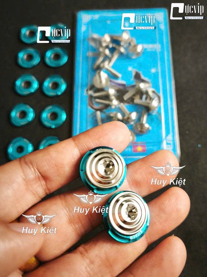 [Tặng 10 LĐ KITACO] FULL Bộ Ốc Dàn Áo SALAYA PHAY THÁI [INOX 304] Gắn Nhiều Dòng Xe Vario AB Wave Dr Si Fu Ex Winner Vision... MS9944