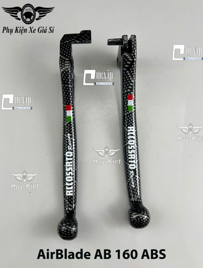 (TỔ ONG) Cặp Tay Thắng Carbon TỔ ONG Mod Chữ Rccossrto Gắn Vario, Click, AB, Vision, SH, Exciter, Winner, Raider, Satria, Mio, Luvias, Nouvo, Lead, PS, Dylan MS6642
