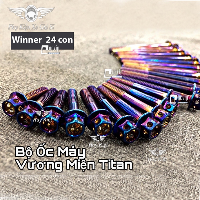 Bộ Ốc Máy Winner 150 Vương Miện Titan MS2122