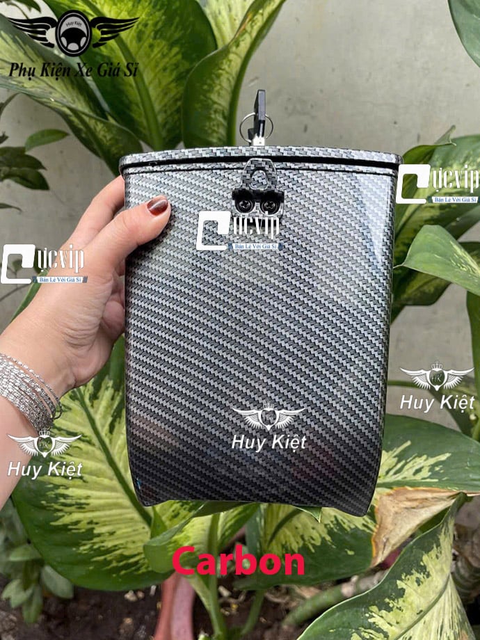 Hộp Giữa Đựng Đồ Mini Carbon [Có Khóa] Gắn Vision 2021 - 2025 MS6669