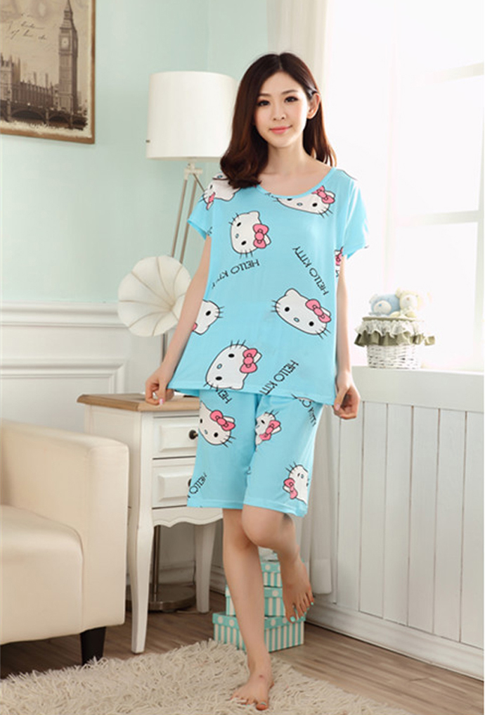 Đồ Bộ Đẹp Giá Sỉ Kitty Lửng MS562