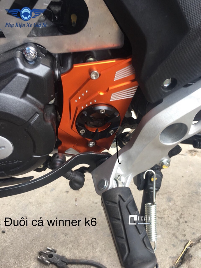 Đuôi Cá Winner, Winner X K6 Nhôm CNC MS1939