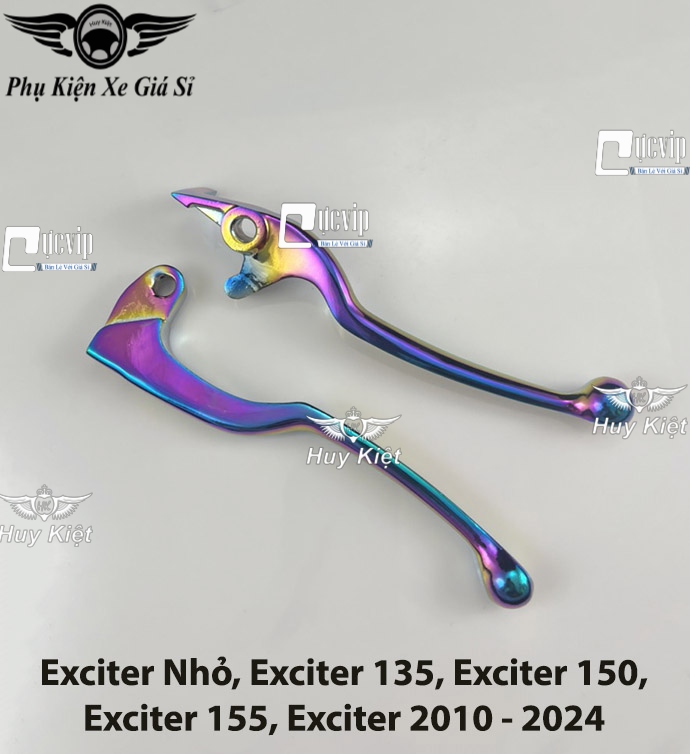 Cặp Tay Thắng Nhôm Xi Titan 7 Màu Xe Exciter, Winner, Raider, Satria, Vario, Click, AB, Vision, Ultimo, Luvias, Nouvo, SH VN MS6562