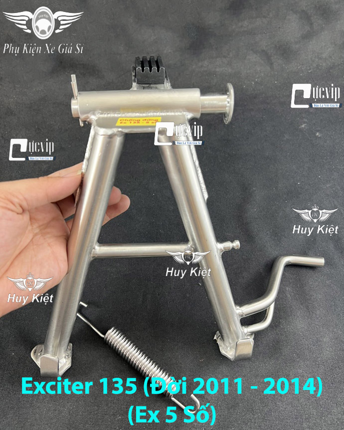 (Tặng Cốt + Lò Xo) Chân Chống Đứng [INOX 304] Vario AB Vision PCX SH Mode Lead Wave Dream Future Sirius Jupiter Ex Win Sonic Raider Satria Scoopy MS9999