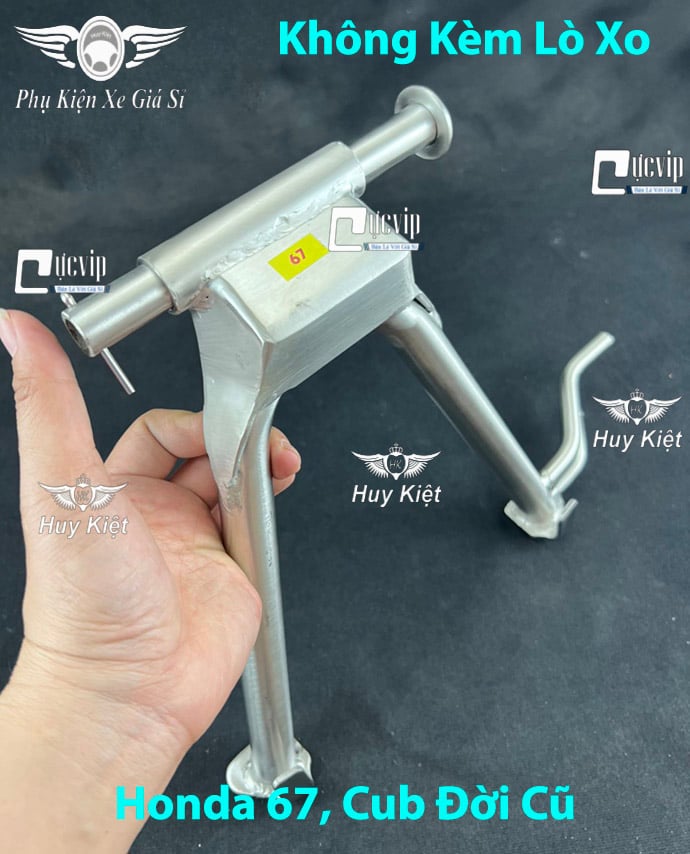 (Tặng Kèm Cốt) Chân Chống Đứng [INOX 304] SH VN 2012 - 2024, SH 350i, Mio M3 125cc, Janus, Honda 67, Cub Đời Cũ MS9999