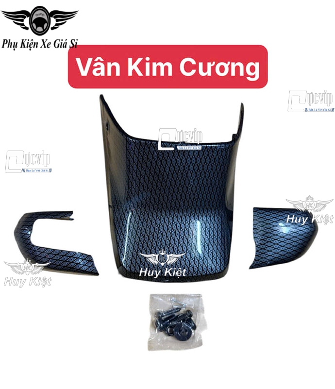 Ốp Dè Sau + Xi Nhan Trước Carbon (Tặng Ốc) Cho Dream 100cc 110cc, Dream Lùn, Dream Thái MS6662