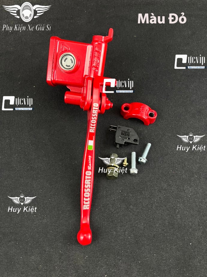 Tay Thắng Dầu (Thắng Đĩa) Wave Nhỏ, Wave S110 RS RSX ZX, Future Neo, Future X, Fu 1 2 Mod Chữ Rccossrto Sơn Tĩnh Điện MS6558