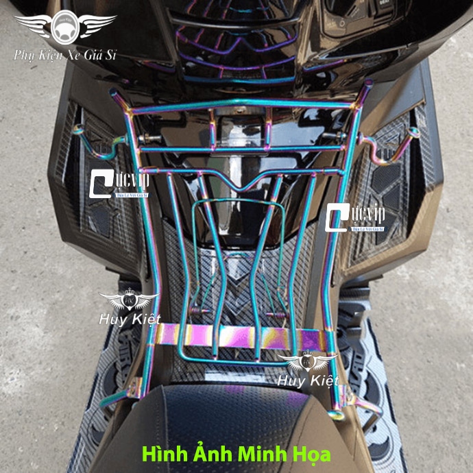 (Giá 1 Móc) Móc Gạt, Móc Câu Treo Đồ [INOX 304] Titan 7 Màu Gắn Baga Xe Máy Wave, Dr, Future, Sirius, AB, Win, Ex, Sonic, NVX, PCX MS9999