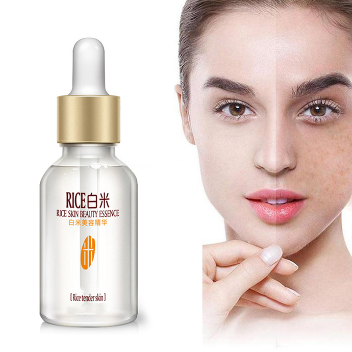 Tinh Chất Serum Dầu Gạo Dưỡng Trắng Da Mặt Rorec Rice Trẻ Hóa Làn Da, Kiểm Soát Dầu 15ml MS6039