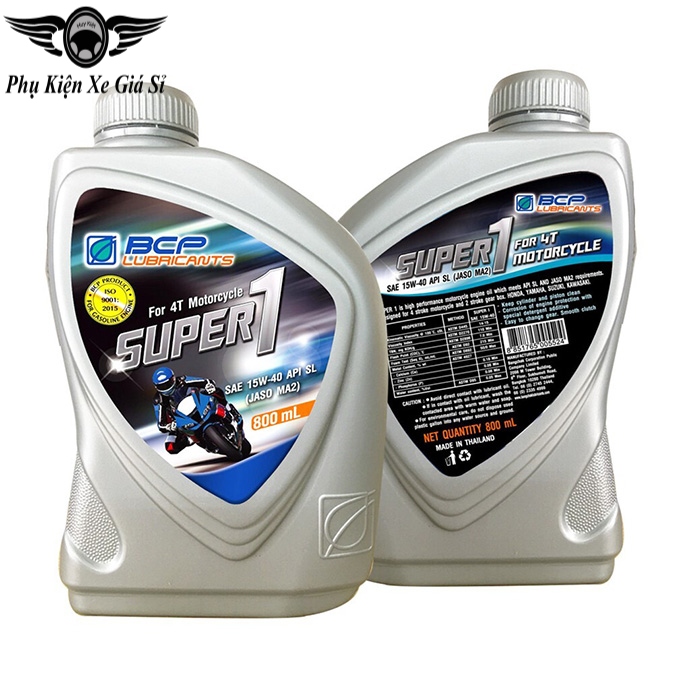 Dầu Nhớt Xe Số Wave, Dream, Sirius, Future, Jupiter, Suzuki Viva, Galaxy Sport 0.8 Lít BCP15w40 Thái Lan MS3740