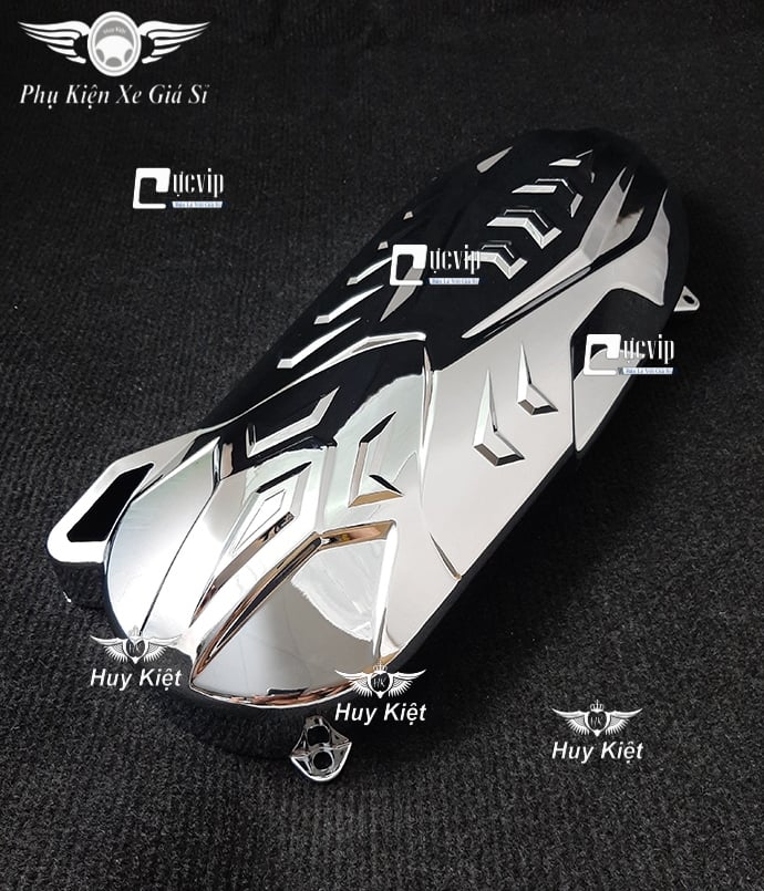 Ốp Lốc Máy Lớn AirBlade 2016 - 2019 Xi Mạ Inox, Crom MS1856