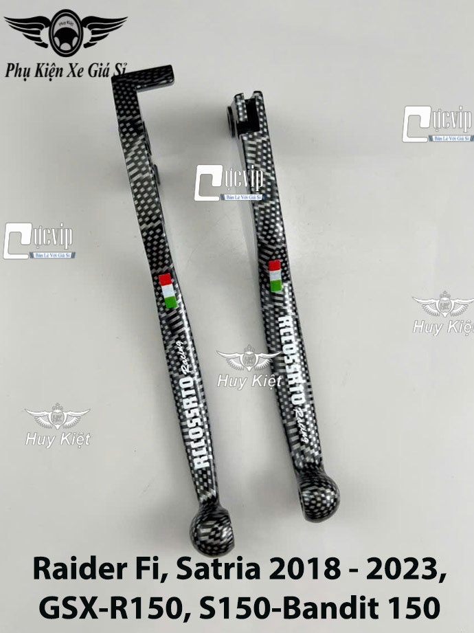 (TỔ ONG) Cặp Tay Thắng Carbon TỔ ONG Mod Chữ Rccossrto Gắn Vario, Click, AB, Vision, SH, Exciter, Winner, Raider, Satria, Mio, Luvias, Nouvo, Lead, PS, Dylan MS6642