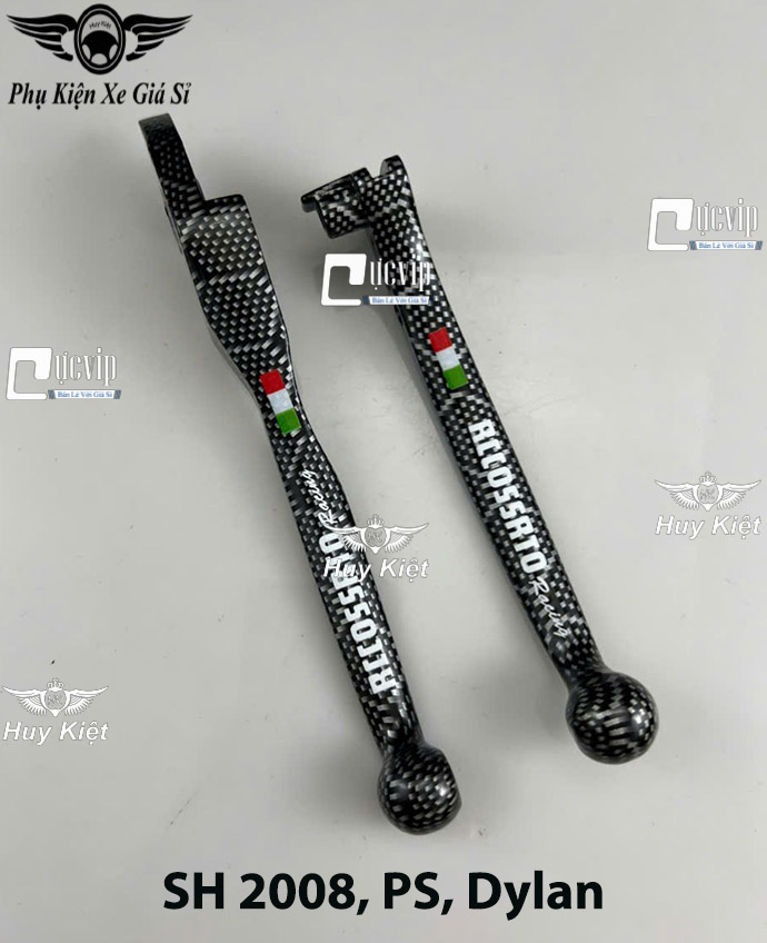 (TỔ ONG) Cặp Tay Thắng Carbon TỔ ONG Mod Chữ Rccossrto Gắn Vario, Click, AB, Vision, SH, Exciter, Winner, Raider, Satria, Mio, Luvias, Nouvo, Lead, PS, Dylan MS6642