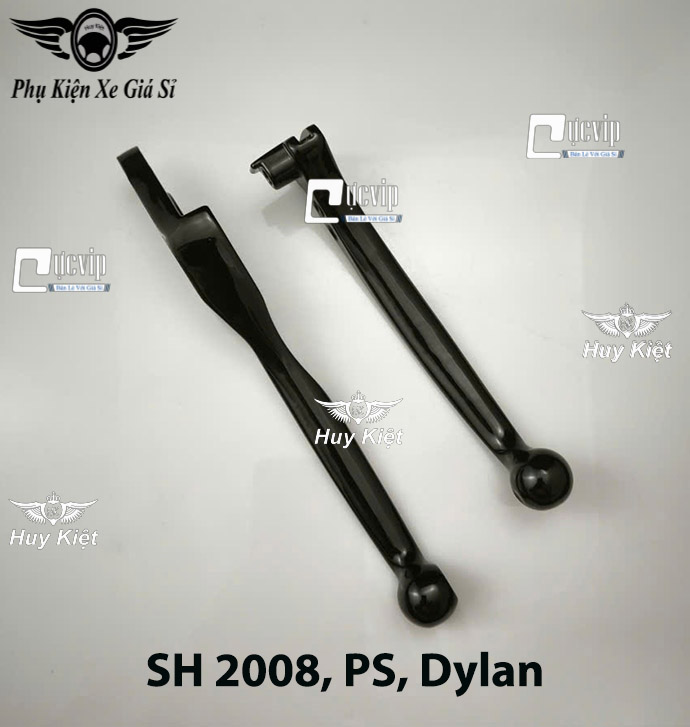 Cặp Tay Thắng (Đen Bóng) Gắn Vario, Click, AB, Vision, SH, Exciter, Winner, Raider, Satria, Vespa, Mio, Luvias, Nouvo, Lead, PS, Dylan MS6607