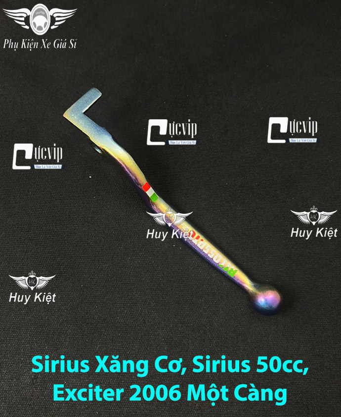 (Chữ 7 Màu) Tay Thắng Đùm, Thắng Đĩa Mod Chữ RCCOSSRTO Xi Titan 7 Màu Wave Nhỏ, Wave A 2017, Wave Thái, Blade, A, S, RS, RSX, ZX, Sirius Xăng Cơ, Si 50cc MS6577