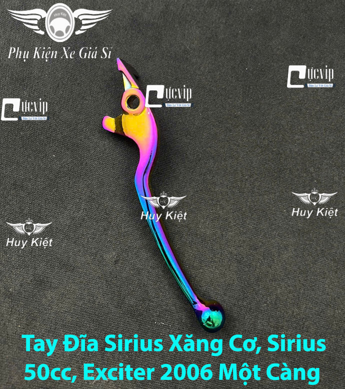 Tay Thắng Đùm, Thắng Đĩa Nhôm Xi Titan 7 Màu Wave Nhỏ, Wave A 2017, Wave Thái, Blade, A, S, RS, RSX, ZX, Sirius Xăng Cơ, Si 50cc MS6604